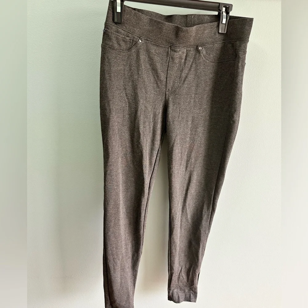 Seven 7 Pants Womens medium Gray Pull On Legging Yoga Athletic